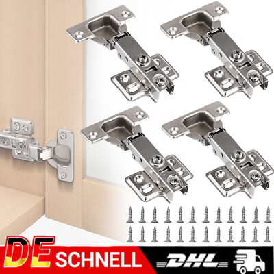 Topfscharnier 35mm Soft-Close mit Dämpfer für Möbel- und Türbefestigung