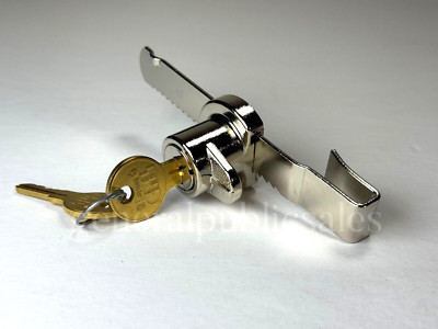 Genuine CRL 963L Chrome Tamper Proof Display Cabinet Sliding Glass Door Lock Kit