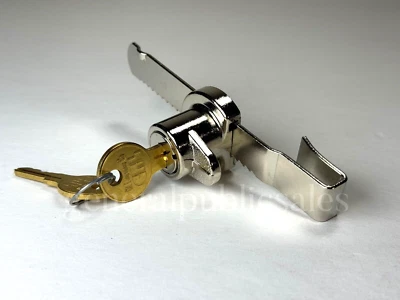 CRL, CR LAURENCE CO. INC. Genuine CRL 963L Chrome Tamper Proof Display Cabinet Sliding Glass Door Lock Kit