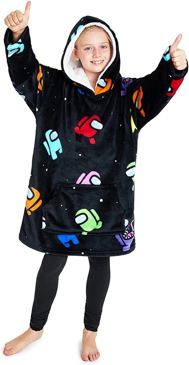 AMONG US Hoodies For Boys Fleece Oversized Blanket Hoodie for Kids