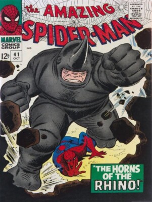 Amazing Spider-Man #41 NEW METAL SIGN: First Appearance The Rhino - Large Size