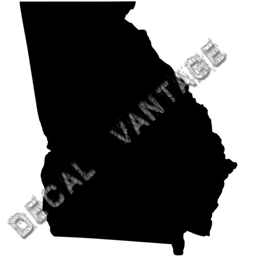 Georgia Vinyl Sticker Decal State GA - Choose Size & Color - Afbeelding 1 van 2
