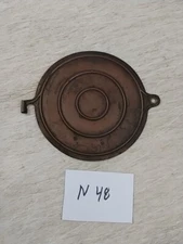 NEW HAVEN IRON CASE MANTLE CLOCK BACK DOOR