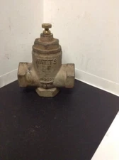 1" Watts 2000M -Flo Control Valve-Flo Check-HYDRONIC HEAT 1" STRAIGHT-ANGLE