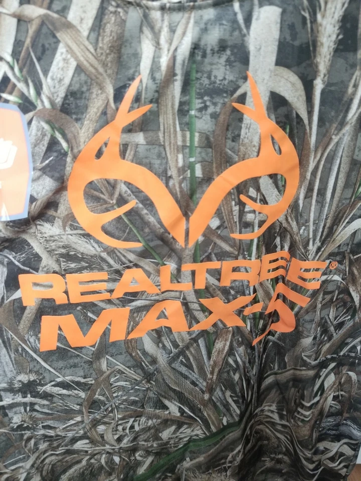 Mens Short Sleeve Performance TShirt Realtree Max 5 Mens Small Camo - Image 2 of 4