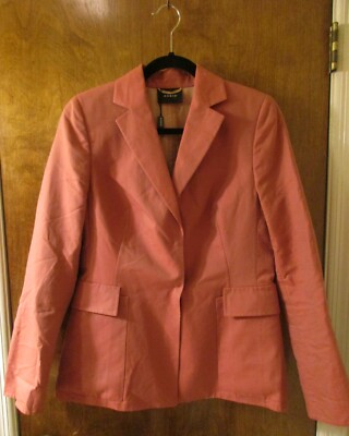 AKRIS Women's GARDENIA Jacket/Blazer ~ Size 10 ~ Color ID is Sorbet ~ MSRP $3300