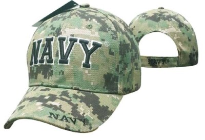 US Navy Veteran Cap - NWU Camo With Veteran Emblem