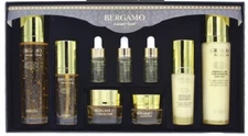 Bergamo Luxury Gold Skin Emulsion Essence 9pcs set Moisture Anti aging K-beauty