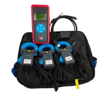 Three-Channel Clamp Leakage Current Recorder with AC 0mA~500A 200000 Groups Data