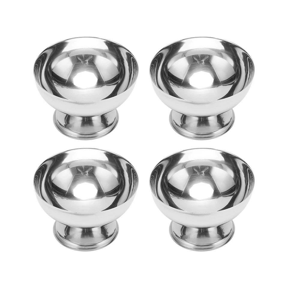 4-teilige Eisschalen Aus Edelstahl In Lebensmittelqualität Langlebige - Bild 4 von 4