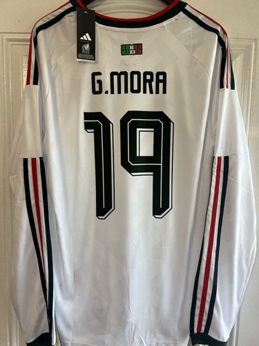26/27 Mexico Jersey Away Long Sleeve Gilberto Mora #19 M Slim Fit NWOT