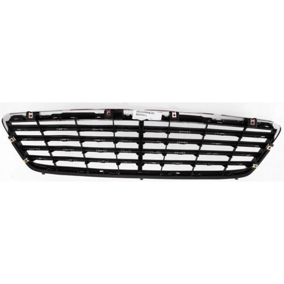 For Mercedes-Benz E320/E430/E55 AMG Grille 2000 01 02 Chrome/Black Plastic Foto 3 de 4