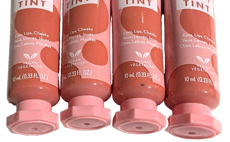 Paquete de 4 Covergirl All Over Dewy Tint 400 Dreamy Pink 10 ml (0,33 FL OZ) NUEVO SELLADO Foto 2 de 4