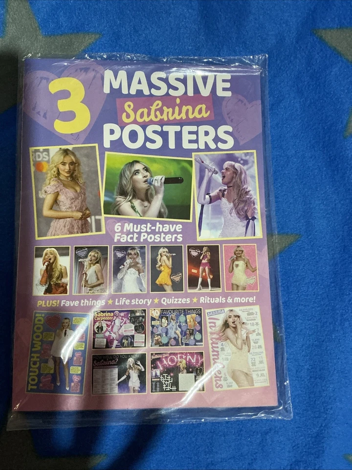 The Amazing Story of Sabrina Carpenter Giant poster magazine 100% Unofficial - Image 2 of 2