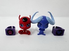 Miraculous Ladybug Kwami Toy Figure Lot Tikki Stompp Ox Rings
