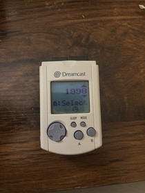 Sega Dreamcast Console Rev 1 Tested + 2 Controllers 2 VMU Rumble Pack GameShark