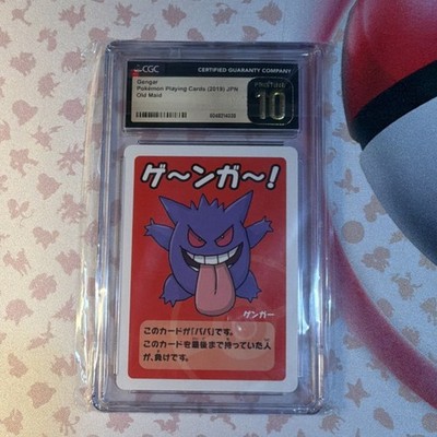 Pokémon Gengar Playing Cards (2019) Old Maid CGC 10 Japanese Card