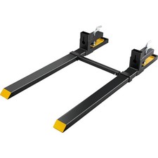 Pallet Forks, 4000 lbs Clamp on Pallet Forks, 60" Total Length Heavy Duty Pallet