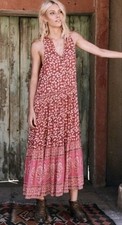 SPELL & THE GYPSY COLLECTIVE Delirium Maxi Campfire Dress Size XS SP16