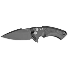 Hogue X5 Manual Flipper 4" Spear Point Blade Knife - Matte Black