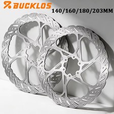 BUCKLOS 140mm160mm 180mm 203mm Rotor MTB Bike Disc Brake Rotor For 6 Bolts Steel