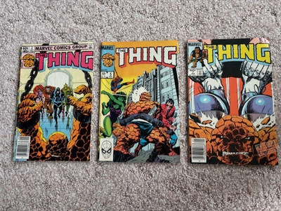The Thing #3. #5, #7 Marvel Comics 1983 Lot of 3