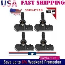 4PCS 56029479AB TPMS Tire Pressure Sensor For Dodge Jeep Wrangler Grand Cherokee