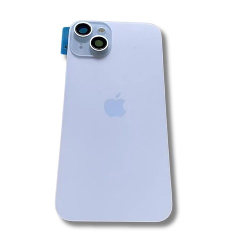 Vitre Arrière Complète Avec Logo Pour IPhone - Pièce De Rechange Neuve, Avec Plaque Métallique