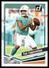 Tua Tagovailoa 2023 Donruss #190 Dolphins NFL READ FREE SHIPPING AutographDen