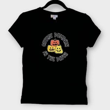 LuLaRoe Kids Parker Top 2022 Size 8 Black Pumpkin Patch NWT Unisex