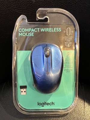 Logitech Compact 2.4GHz Wireless Mouse 910-005754 (Blue)