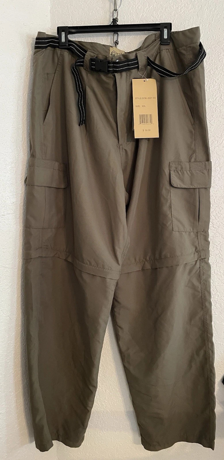 Guides Choice Zip off Quick dry Pant sage green Men's XXL NWT outdoor hiking
Opens in a new window o