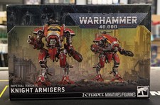 Warhammer 40k- Imperial Knights: Knight Armigers 54-20 by Games Workshop