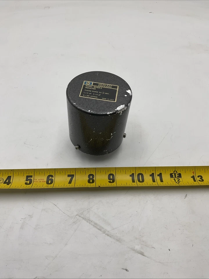 Hewlett-Packard Packard Modelo-00103A-5 Rango de Inductores 3.5-10MHz!!! S1 Foto 2 de 4