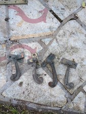 Vintage Brass Window Latches Cabinet Door Catch