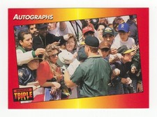 1992 Donruss Triple Play Auto #231 Athletics