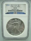 2010 American Silver Eagle NGC MS 69 Early Releases