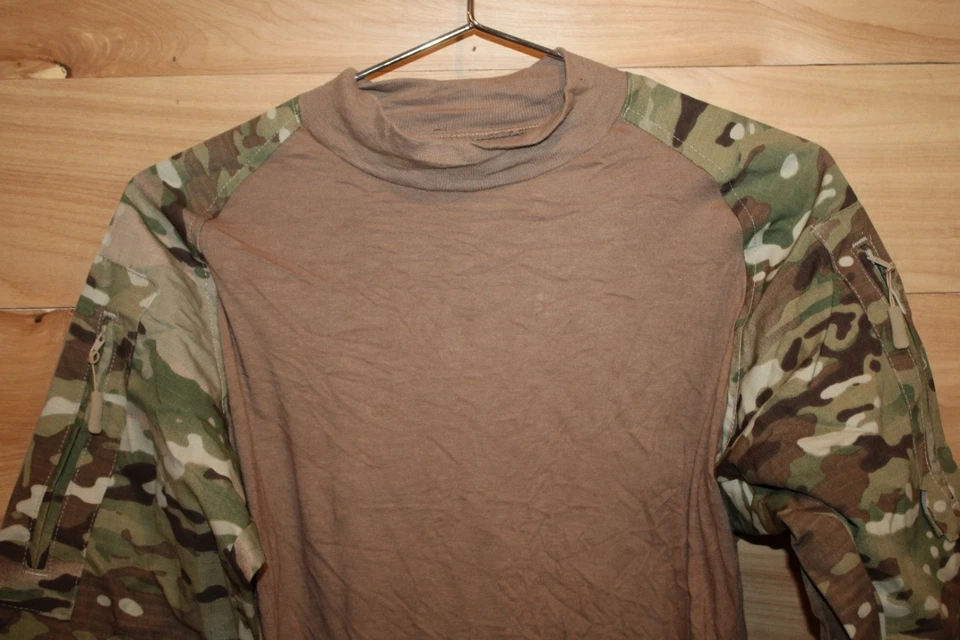 Camisa de Combate Tru-Spec Pequeña Regular Multicam Marrón OCP Camuflaje Cordura Nueva Sin Etiquetas Foto 2 de 4