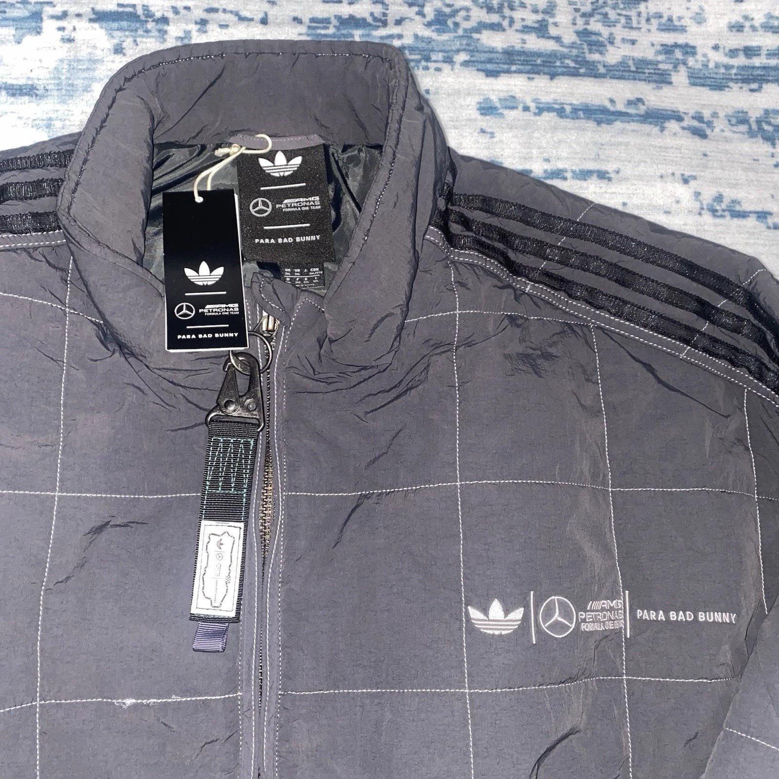 Adidas Para Bad Bunny x Mercedes-AMG Racing Jacket Size 3XL  KH4143  Petronas F1 image 4