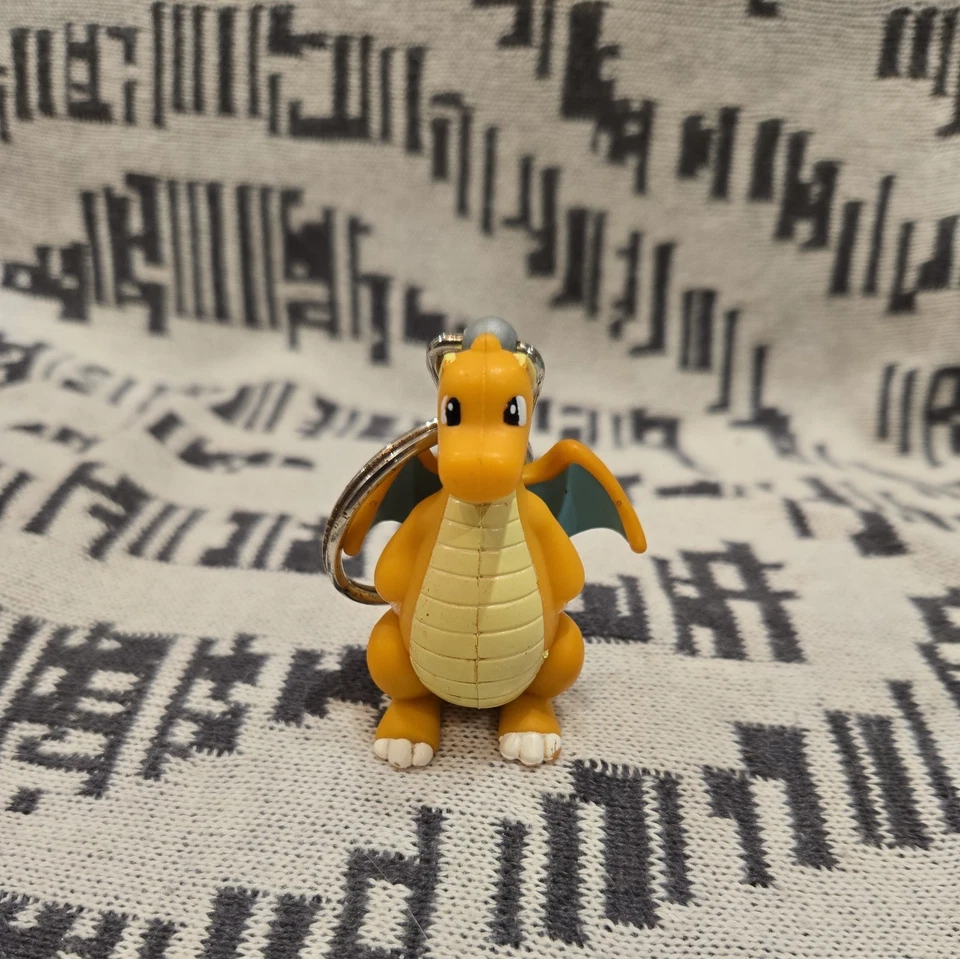 Dragonite Pokemon Keychain Figure Toy Backpack Luggage Tag Burger King Vintage - Image 3 of 4