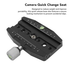 Camera Quick Release Clamp for Arca Swiss Style Plate with 1/4in 3/8in Screw