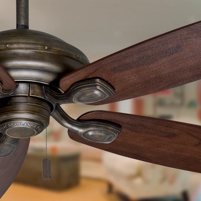 NEW Casablanca Utopian 52" Damp Outdoor Ceiling Fan - Aged Bronze - 54036 - Image 2 of 4