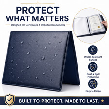 A4 PU US Citizenship Certificate Wallet Holder Protective Naturalization Cover