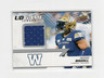 2022 UD CFL GAME USED Jerseys #UD-AB Adam Bighill Mint!