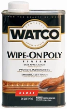 WATCO Wipe On Poly Gloss Clear Oil-Based Polyurethane 1 qt