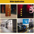 31" Rubber Round Edge Corner Guard Protector reflective yellow safety strips 2pc — photo 5