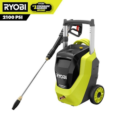 #ad RYOBI 2100 PSI 1.2 GPM Cold Water Corded Electric Pressure Washer with Foamer $169.99
