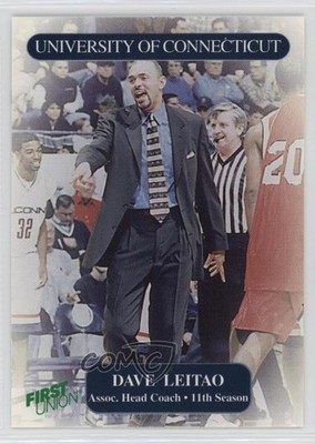 1998-99 University of Connecticut Huskies Team Issue Dave Leitao 0q3