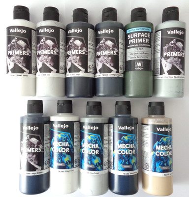 vallejo Primers (72,45 /l) Grundierung 200 ml Primer Auswahl Acryl-Polyurethan