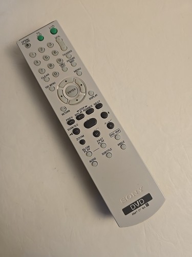 SONY DVD TV Remote Control RMT-D176A Genuine OEM Tested Clean Works Great - Picture 2 of 4